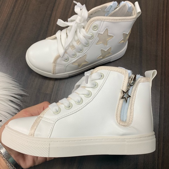 Kid's Sky Star Sneakers White/Black Star main image 0